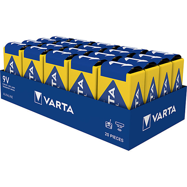 VARTA Batterie Industrial E E-Block,6LR61,Al-Mn 4022 Ind. Stk.1